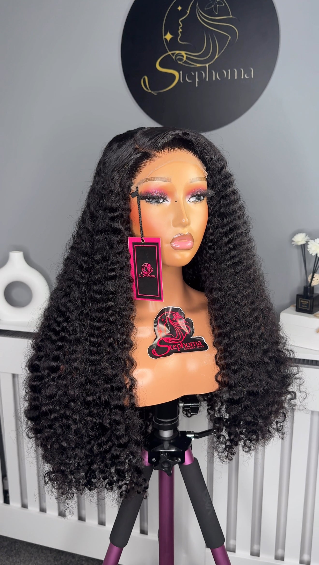 26” SDD Elysian Curly with 5by5 Closure