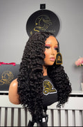 22” Iris Curly (Defined) with 5by5 Closure