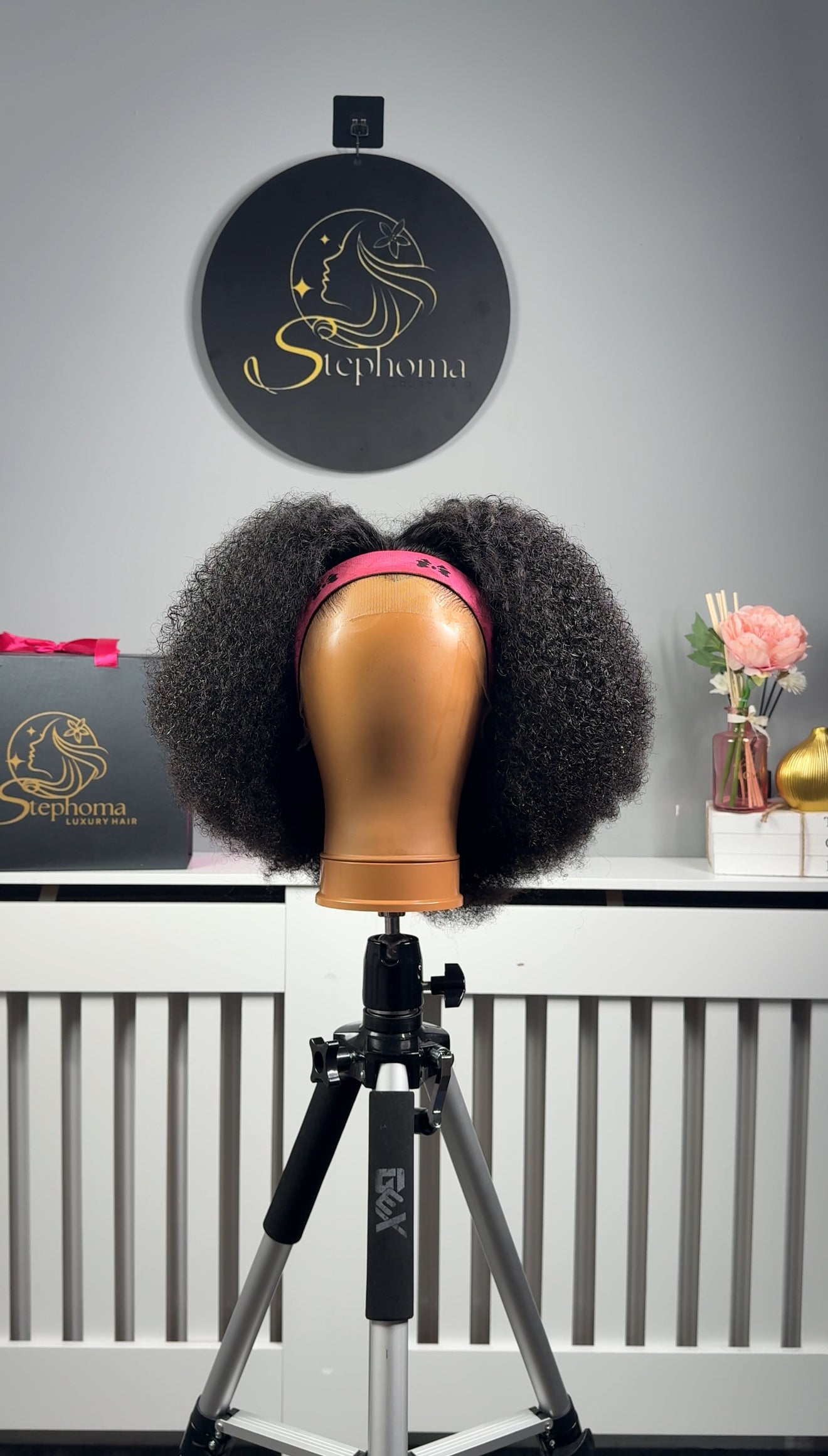 Afro Kinky Curly with 13by4 HD Closure