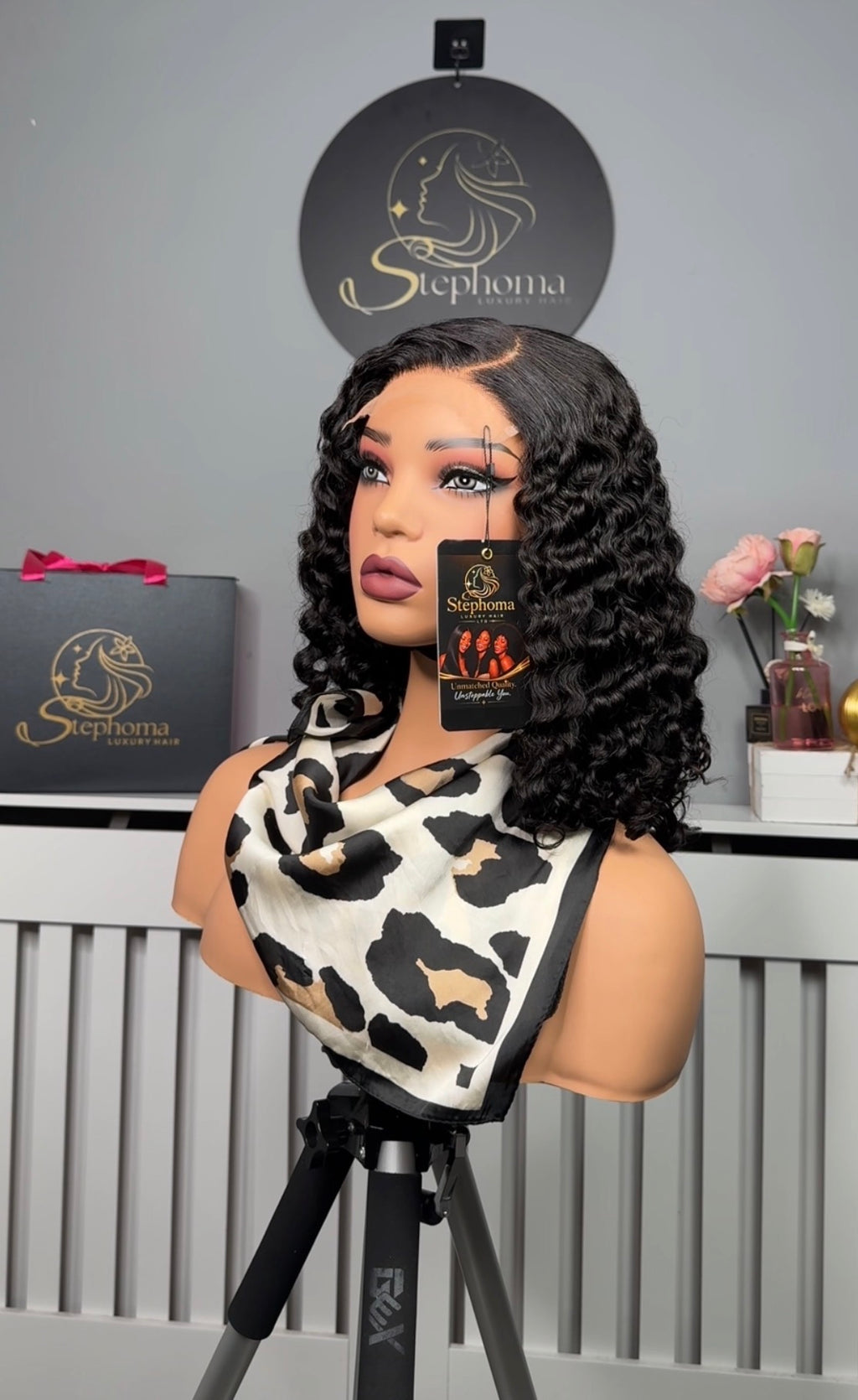 12” Elysian Curly with 5by5 Closure