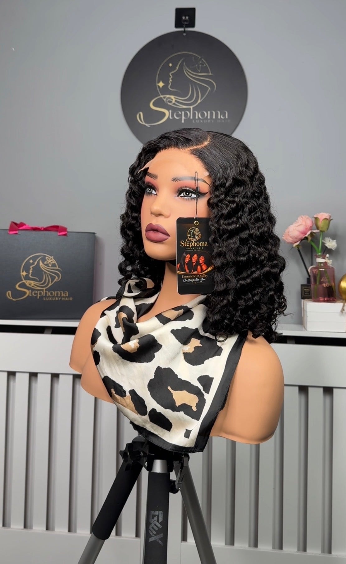 12” Elysian Curly with 5by5 Closure