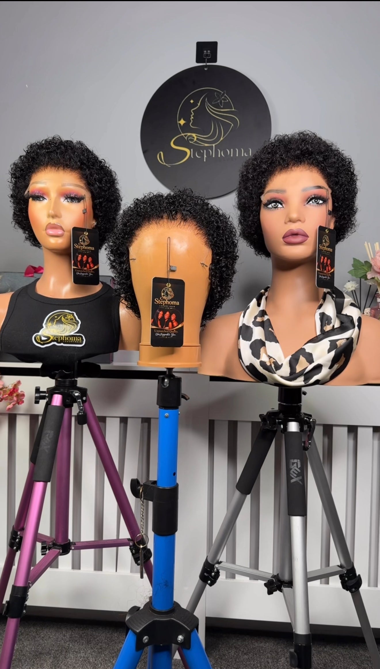 Halo Raw Curls wig with 6by6 HD Lace Closure
