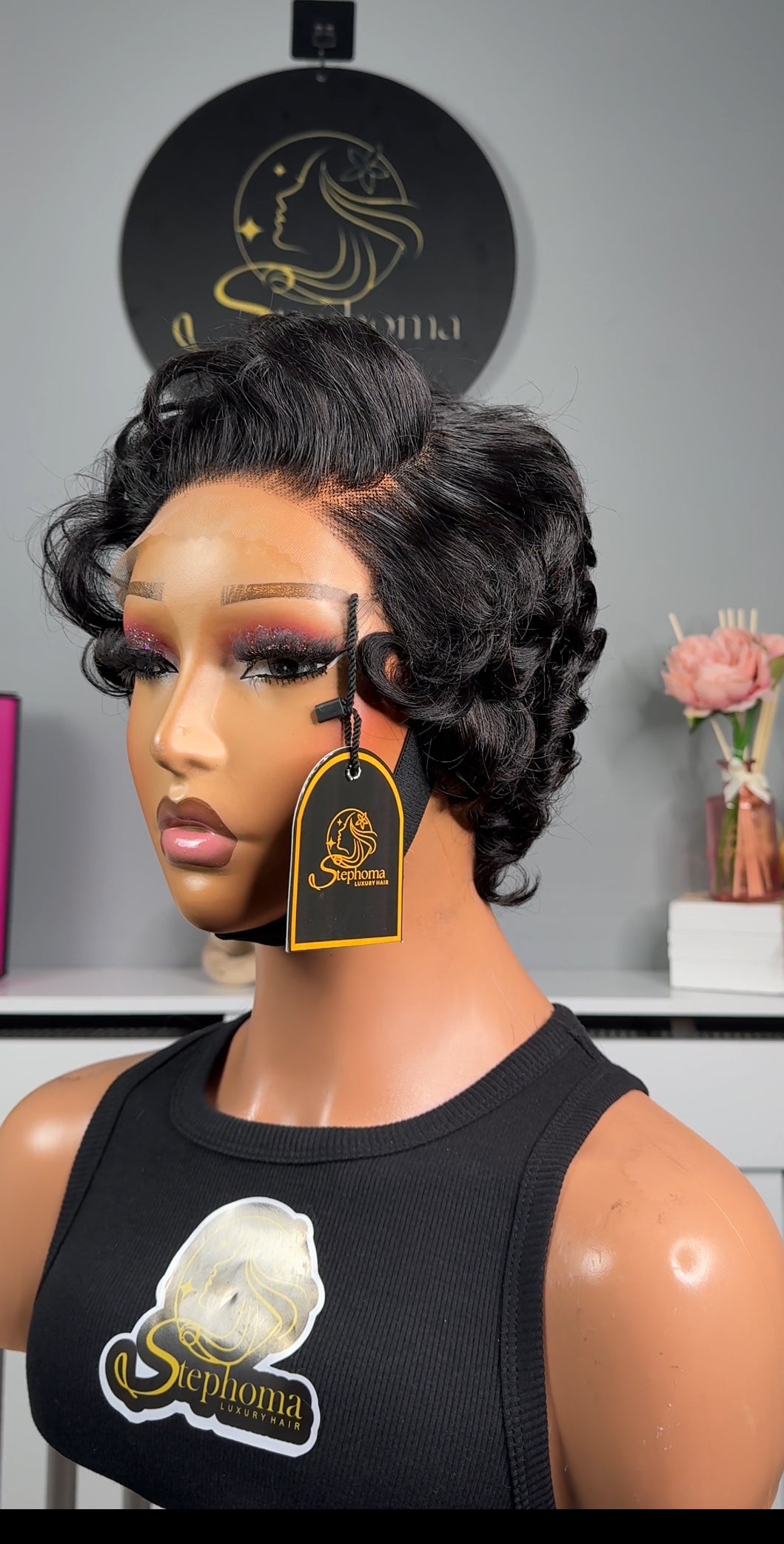 Executive Pixie Cut with 6by6 Closure
