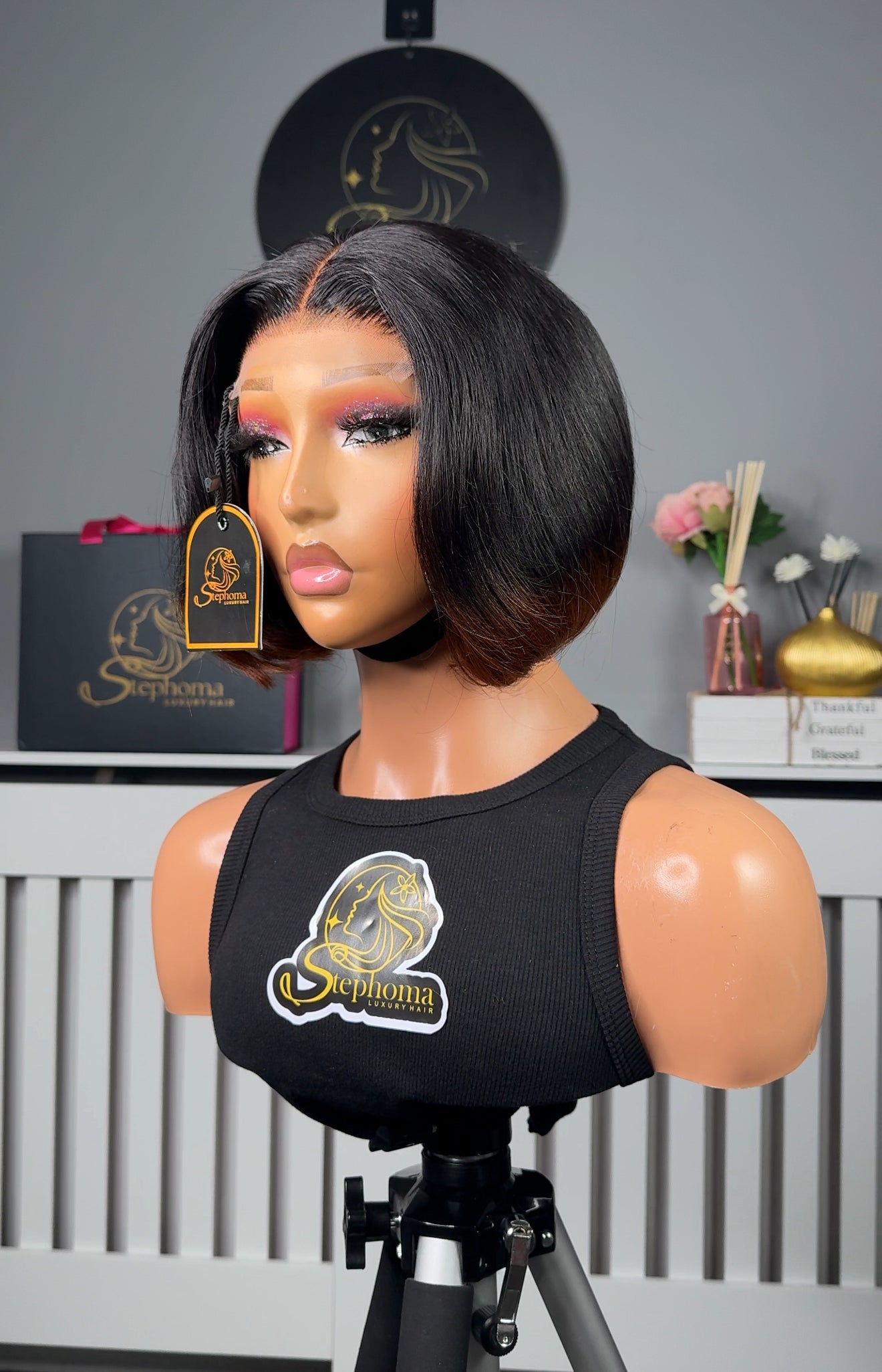 SDD Layered Bob with brown tip