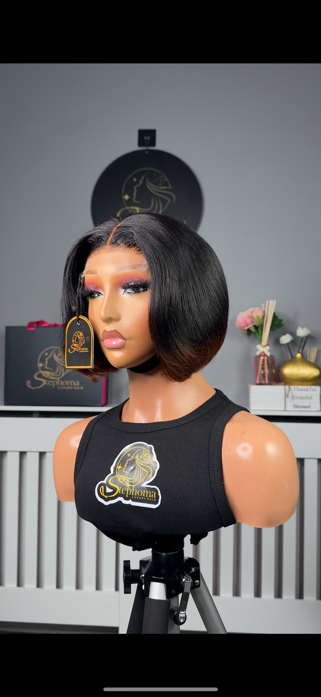 SDD Layered Bob with brown tip