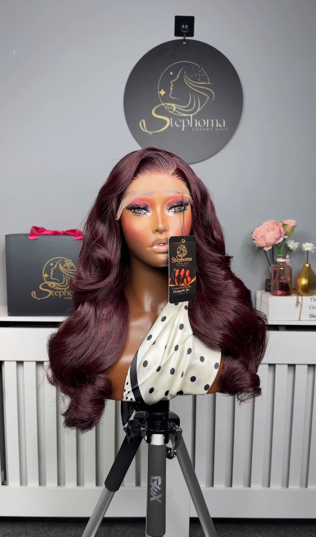 20” Raw Layered Deluxe Wavy wig with 5by5 Closure