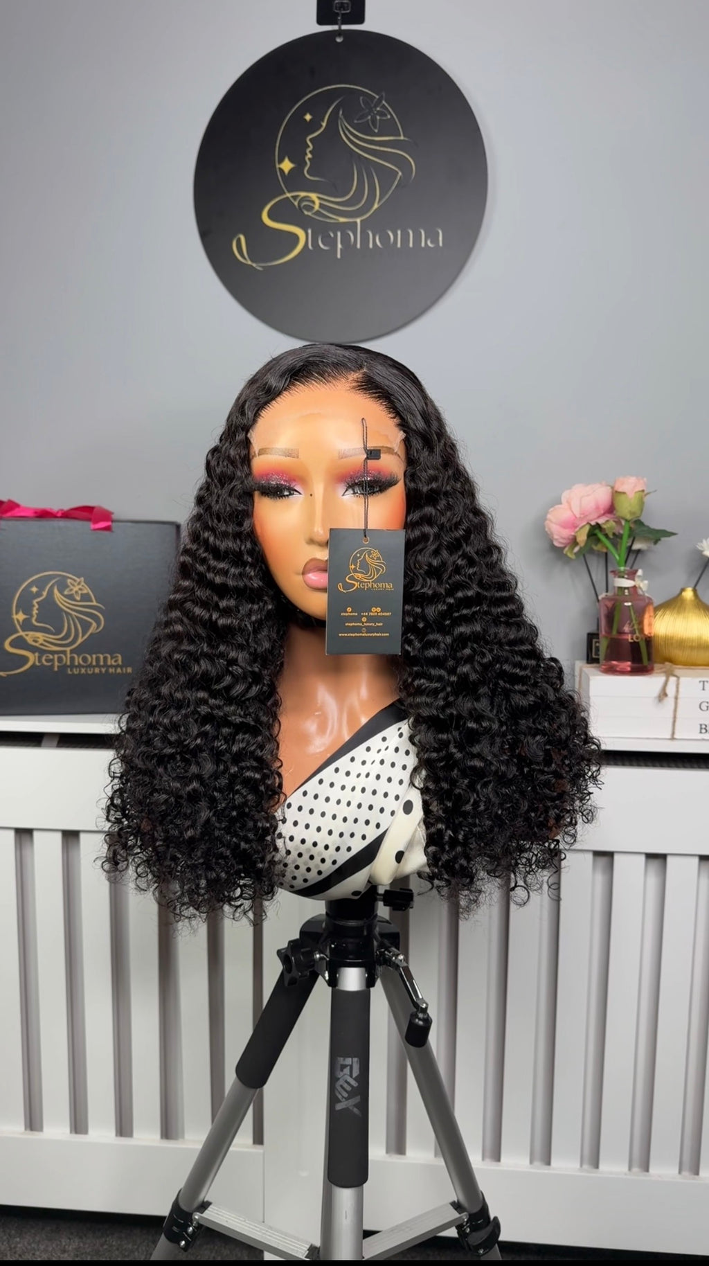 20” Iris Curly with 5by5 Closure