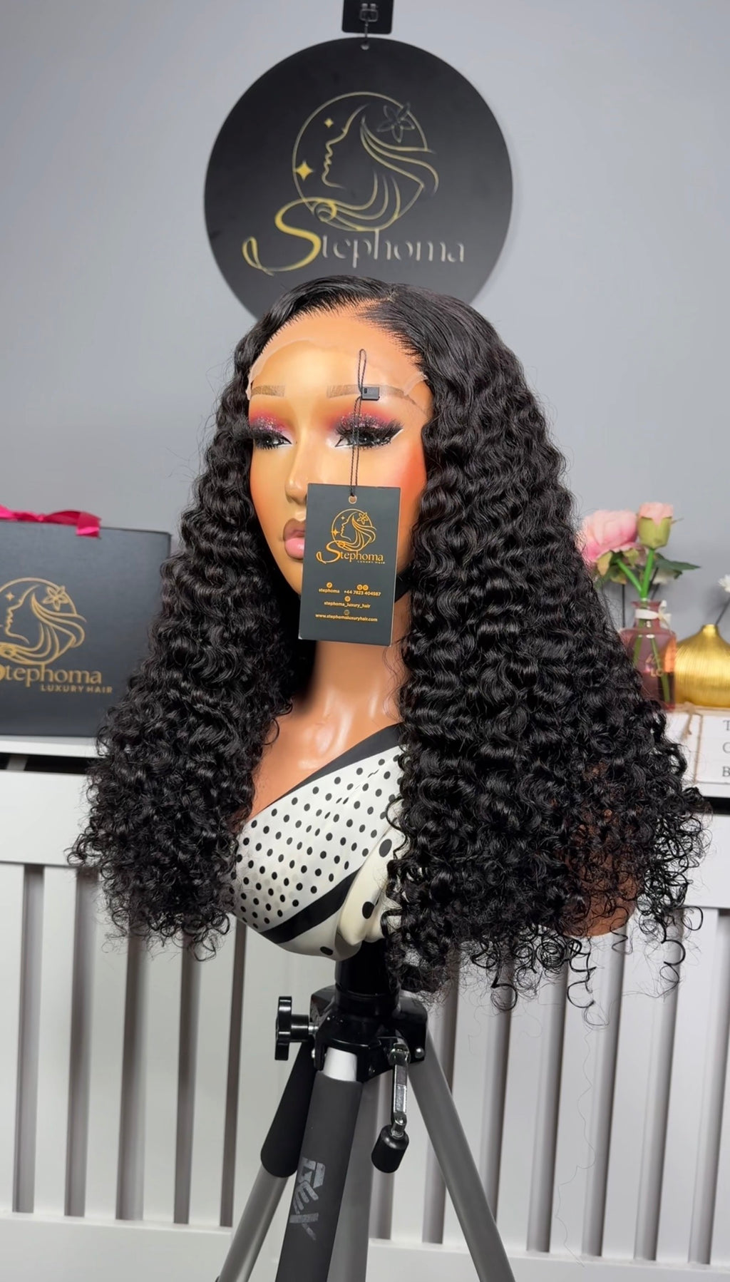 20” Iris Curly with 5by5 Closure